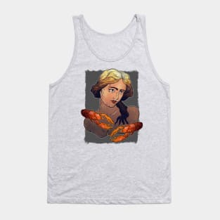 Crayfish Cajun Queen Tank Top